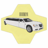 リムジン漫画イラストレーション サッカーボール (フラット)