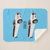 リムジン漫画イラストレーション シェルパブランケット (正面(横))