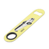 リムジン漫画イラストレーション スピード栓抜き (正面アングル)