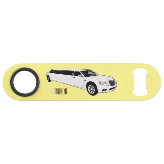 リムジン漫画イラストレーション スピード栓抜き (正面(横))