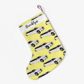 リムジン漫画イラストレーション スモールクリスマスストッキング (裏面 (吊り時))