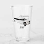 リムジン漫画イラストレーション タンブラーグラス (正面)