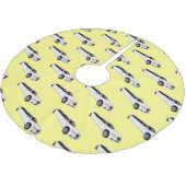 リムジン漫画イラストレーション ブラッシュドポリエステルツリースカート (アングル)