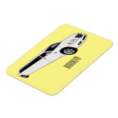 リムジン漫画イラストレーション マグネット (左側)