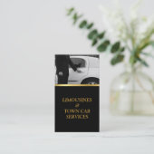 リムジン，リムジン，タウンカード，運転手サービス 名刺 (スタンド正面)