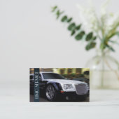 リムジン、リムジン、タクシー運転手の業務 名刺 (スタンド正面)