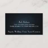 リムジン、リムジン、タクシー運転手の業務 名刺 (裏面)