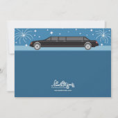 リムジン&レッドカーペット招待状 招待状 (裏面)