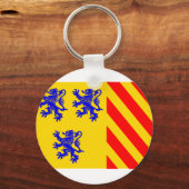 リムジン（代替）、フランス国旗 キーホルダー (正面)