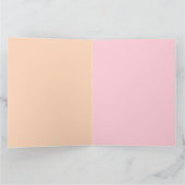 リムバーピンクローズ引用文グリーティングカード カード (内部)