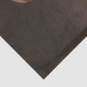 . .リムブランドの開放的なハーフドアの若い女性 薄葉紙 (詳細)