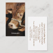 リムーザンの雄牛の名刺 名刺 (正面/裏面)
