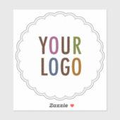 リムーバブルカスタムキスカットビニールシール（ロゴ付き） シール (シート)