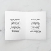 「リム」落ちた悔やみや弔慰・ノート・カード ノートカード (内部)