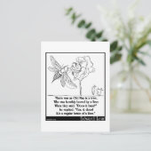 リメリックの木に住むエドワード・リアの老人 ポストカード (スタンド正面)