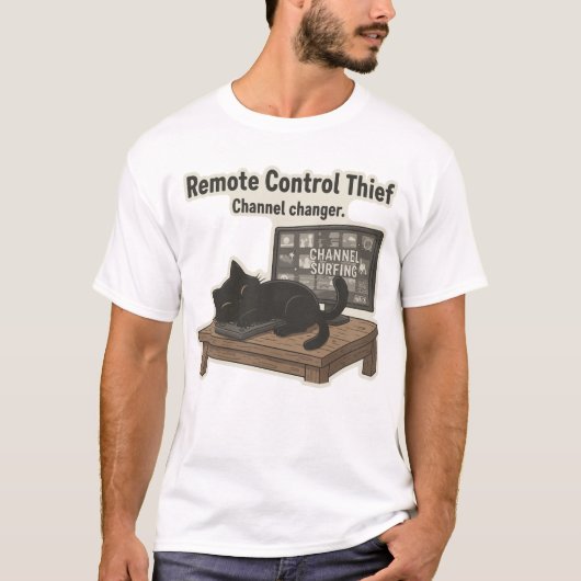 リモコン泥棒Tシャツ Tシャツ (正面)
