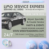 リモタクシーサービス 料金一覧広告 チラシ (シングル)