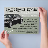 リモタクシーサービス 料金一覧広告 チラシ (手)