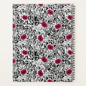 リモダンップスティックリップB&Wパターン プランナー手帳 (裏面)