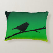リモネンのスパローシルエット アクセントクッション (裏面)