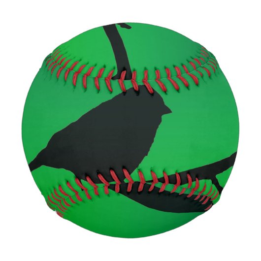 リモネンのスパローシルエット 野球ボール (正面)