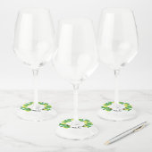 リモンチェッロのデザイン - カップル名 ワイングラスタグ (セット)