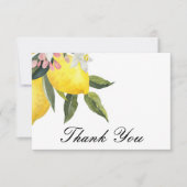 リモンチェッロ ブライダルシャワー 感謝カード (正面)