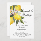 リモンチェッロ ブライダルシャワー 招待状 (正面/裏面)