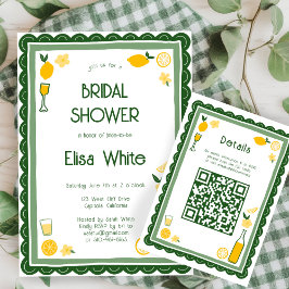 リモンチェッロ レモネード カスタム QR 結婚前お披露目会 エンクロージャーカード