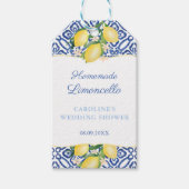 リモンチェロアマルフィレモンウェディングシャワーメッセージカード ギフトタグ (正面)