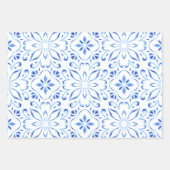 リモンチェロイタリアンブルータイルレモンカクテル ラッピングペーパーシート (正面3)