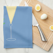 リモンチェロスピリッツ茶タオル キッチンタオル (四つ折り)