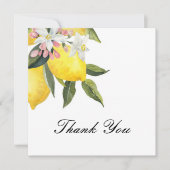 リモンチェロブライダルシャワーサンキューカード サンキューカード (正面)