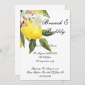 リモンチェロブライダルシャワー招待 セーブザデート (正面/裏面)