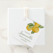 リモンチェロボトルラベル、ラブリーレモンウォーター色 フェイバータグ (インサイチュ)