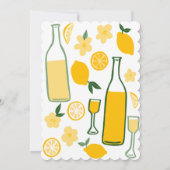 リモンチェロレモネードレカスタムモンパーソナライズされたズ サンキューカード (裏面)