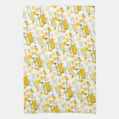 リモンチェロレモネードレモンズキュートスケッチスケッチ キッチンタオル (縦)