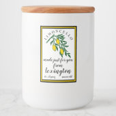 リモンチェロレモンズオンブランチボトルラベル | フードラベル (正面)