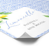 リモンチェロレモンポジタイタリアンーノ結婚ズ ポスター (角)