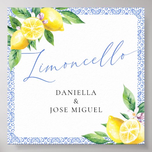 リモンチェロレモンポジタイタリアンーノ結婚ズ ポスター (正面)