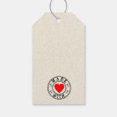 リモンチェロヴィンテージレモンイラストレーション |ボトル ギフトタグ (裏面)