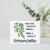 リモンチェロ・レモンリキュールのバッチ作り ポストカード (スタンド正面)