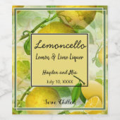 リモンチェロ ワインラベル (シングルラベル)