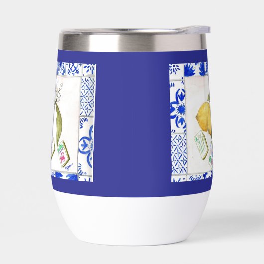 リモンチェロ・ワイン・タンブラー (左面)