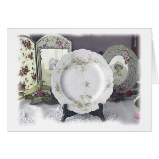 リモージュおよびピンクのバラ