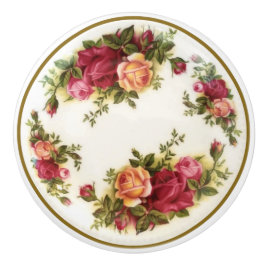 リモージュの旧式な手塗りの中国の陶磁器のノブ セラミックノブ