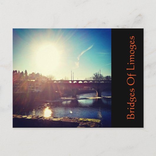 リモージュの橋 ポストカード (正面)