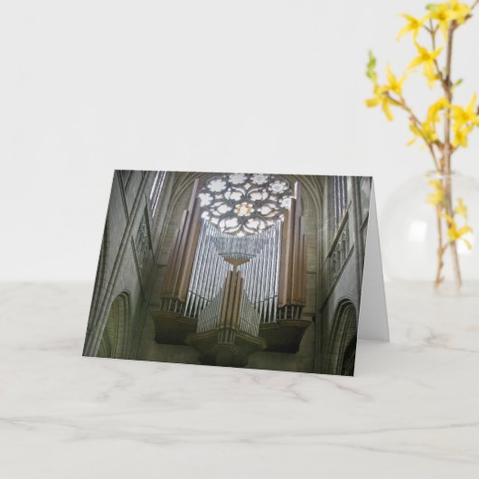 リモージュの聖エティエンヌ大聖堂 カード (黄色い花)