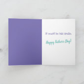 リモートおもしろいコントロール父の日とゴリラ カード (内部)