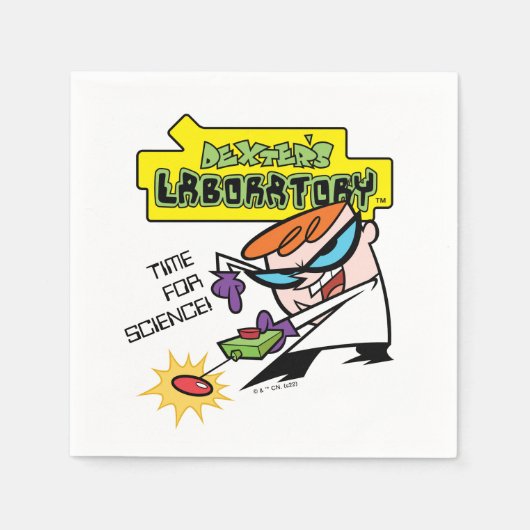 リモートでDexter スタンダードカクテルナプキン (正面)
